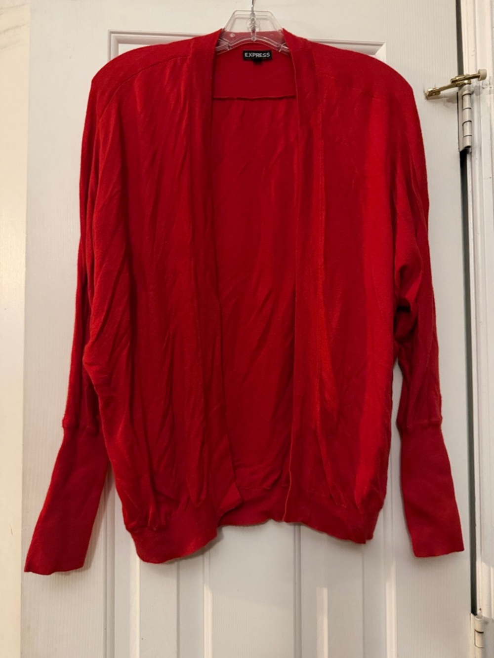 🤩 Express Red thin sweater cardigan S